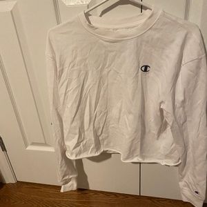 champion long sleeve crop